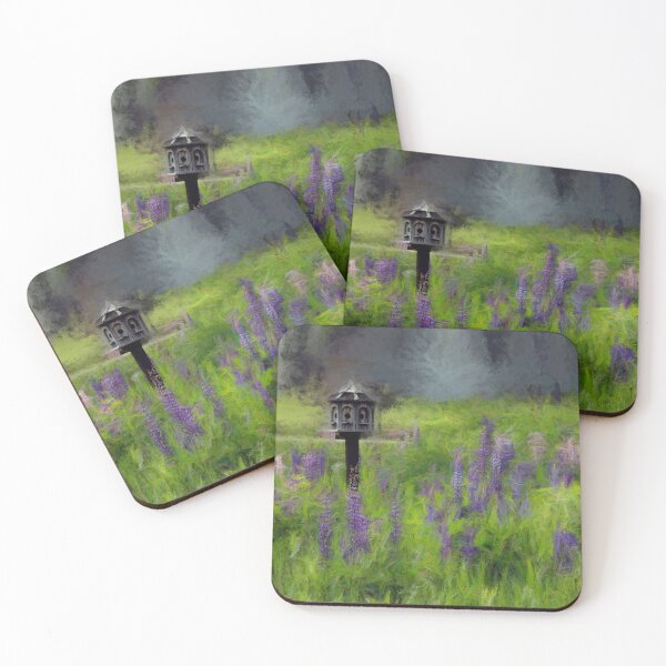 Item preview, Lupine Wind in a Bird's Paradise  designed and sold by Wayne King.