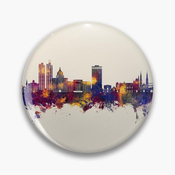 Item preview, Peoria Illinois Skyline designed and sold by ArtPrints.
