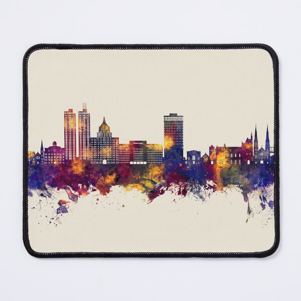 Item preview, Peoria Illinois Skyline designed and sold by ArtPrints.