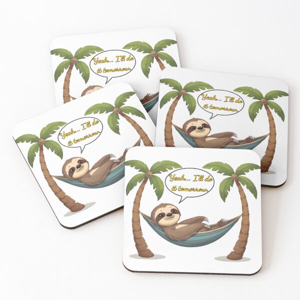 Item preview, Lazy Sloth in a Hammock designed and sold by SunDrift.
