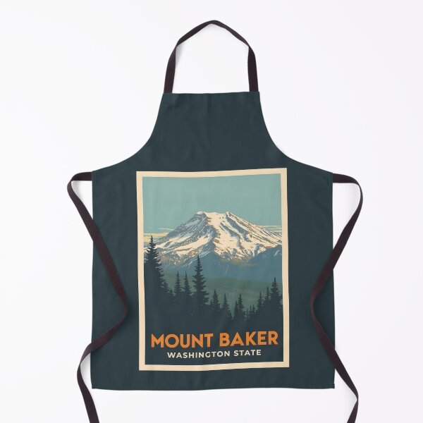 Item preview, Mount Baker - Washington State designed and sold by GoodOldVintage.