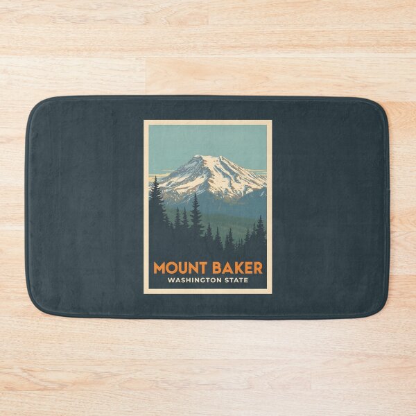 Item preview, Mount Baker - Washington State designed and sold by GoodOldVintage.