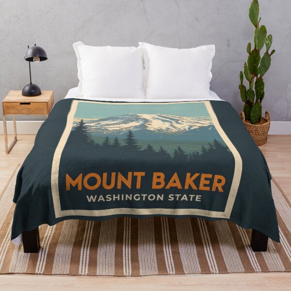 Item preview, Mount Baker - Washington State designed and sold by GoodOldVintage.