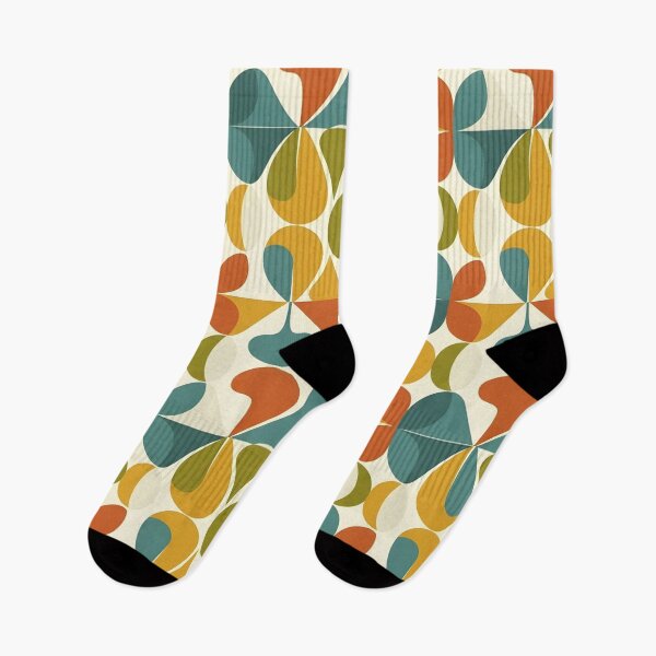 Item preview, Mid-Century Modern Abstract Geometric Shapes Pattern designed and sold by StickyGuys.