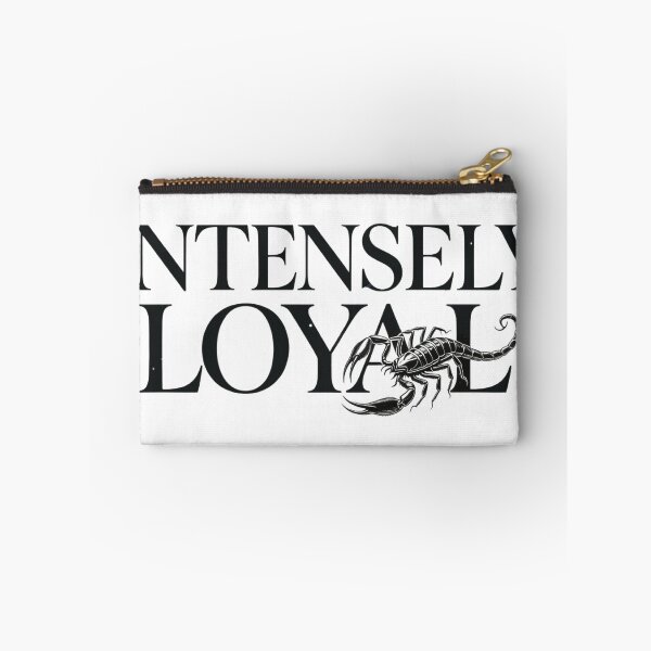 Item preview, Intensely Loyal - Scorpio Zodiac Starry Typography Design designed and sold by VandalMuse.