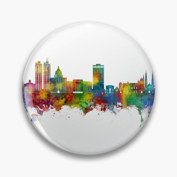 Item preview, Peoria Illinois Skyline designed and sold by ArtPrints.
