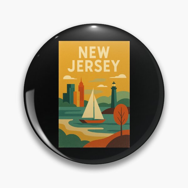 Item preview, New Jersey  designed and sold by Broken Antler Designs .