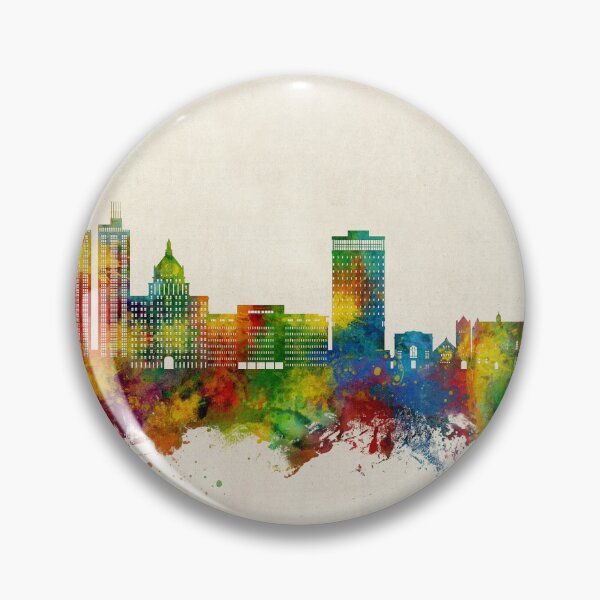 Item preview, Peoria Illinois Skyline designed and sold by ArtPrints.