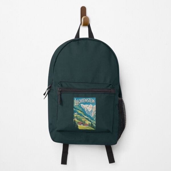 Item preview, Liechtenstein Illustration Travel Art Vintage designed and sold by KrisSidDesigns.
