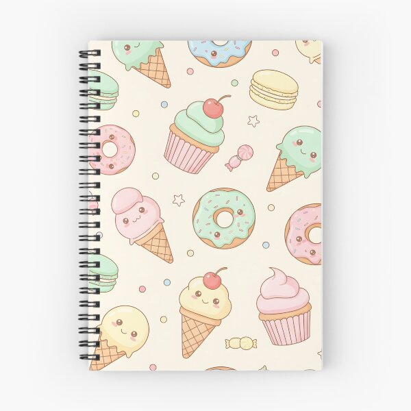 Item preview, Cute Kawaii Dessert Sweets Seamless Pattern designed and sold by StickyGuys.