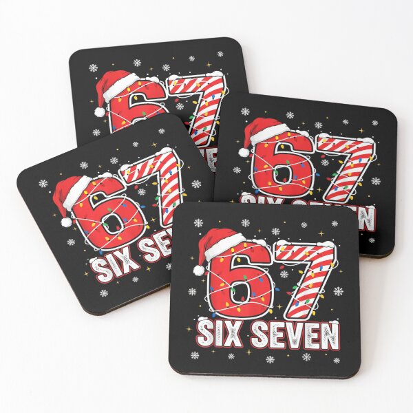 Item preview, 67 Six Seven Novelty Christmas Santa Hat Family Matching designed and sold by ivotee.