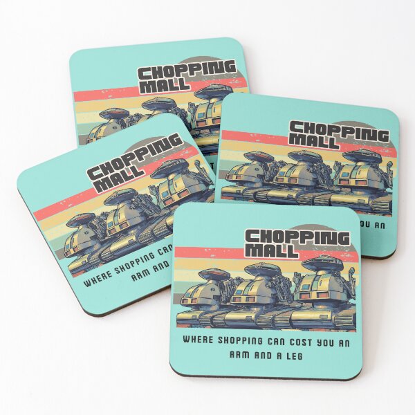 Item preview, Chopping Mall, 80s horror movie, retro horror merch, killbots, scifi movie, robot movie designed and sold by GeekRagz.