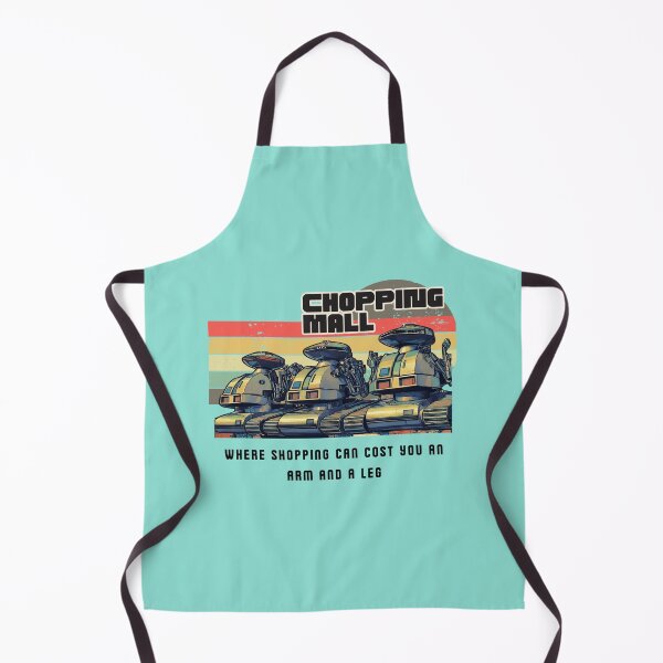 Item preview, Chopping Mall, 80s horror movie, retro horror merch, killbots, scifi movie, robot movie designed and sold by GeekRagz.