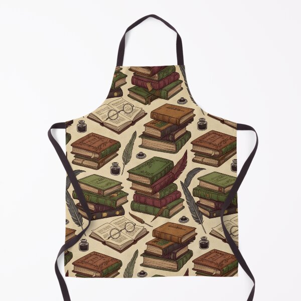 Item preview, Dark Academia Vintage Library Books Seamless Pattern designed and sold by StickyGuys.