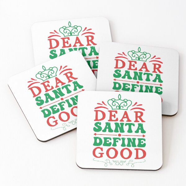 Item preview, Dear Santa Define Good - Funny Naughty List Humor designed and sold by FuzionRaptor.