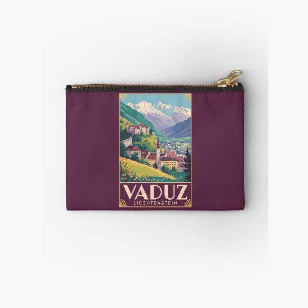 Item preview, Vaduz Liechtenstein Illustration Travel Art Vintage designed and sold by KrisSidDesigns.