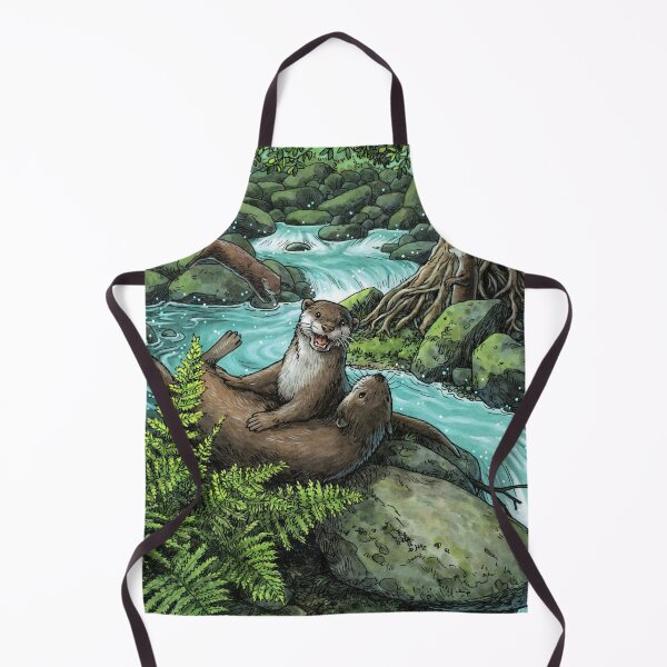 Item preview, Everyday Witch's Familiars Oracle - The Otter designed and sold by Elisabeth Alba Illustration.