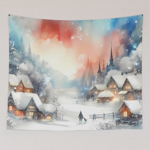 Item preview, Magic Christmas Postcard designed and sold by Visual Nomad Club.