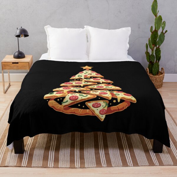 Item preview, Merry Pizzmas Pizza Christmas Tree Xmas designed and sold by BeetleMalon.