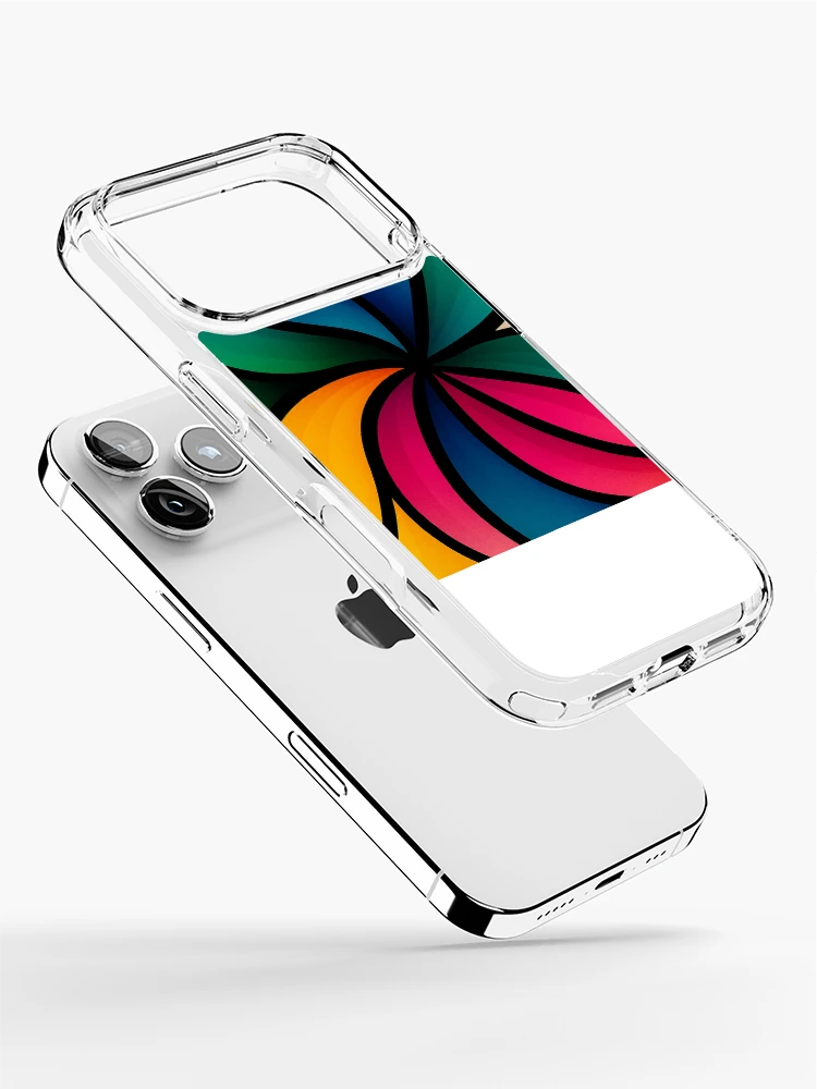 Thumbnail 2 of 5, iPhone Case, Geometric Flow – Digital Abstract Composition designed and sold by RowingMerch.