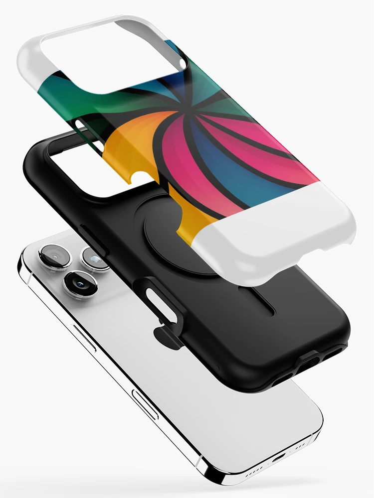 Thumbnail 2 of 4, iPhone Case, Geometric Flow – Digital Abstract Composition designed and sold by RowingMerch.