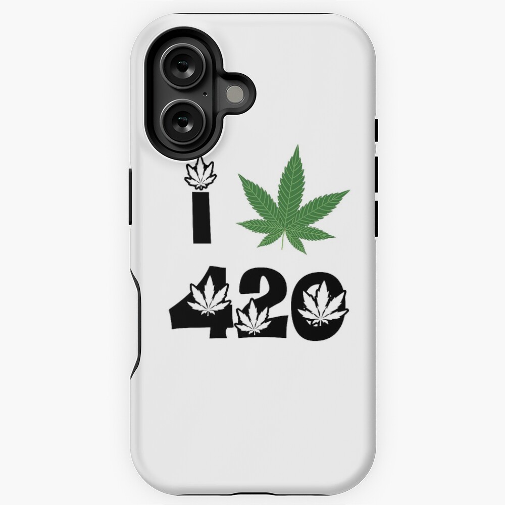 I Love 420 Funny Stoner Marijuana Weed Shirt
