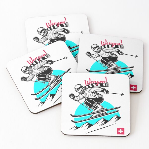 Item preview, Vintage Wengen Skiing - Swiss Alps Winter Sports designed and sold by LoveFromWengen.
