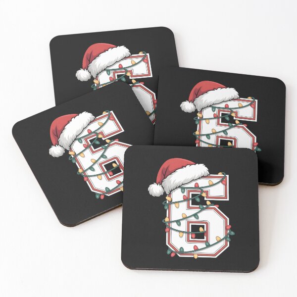 Item preview, 6th Birthday Christmas Lights Santa Hat Number 6 Boy Girl Kids designed and sold by clothesy7.