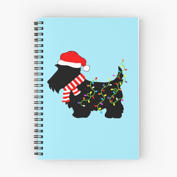 Artikelvorschau, Weihnachtlicher Scottish Terrier mit Lichtern entworfen und verkauft von ArtVixen.