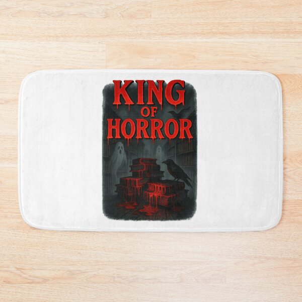 Item preview, King of Horror Parody Tee - Spooky Stephen King Tribute Sticker designed and sold by GeniePixel.