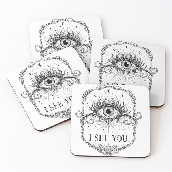 Item preview, I See You - Mystical Third Eye / All-Seeing Eye Occult Art designed and sold by VandalMuse.