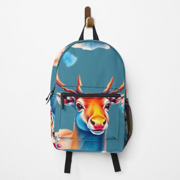Item preview, Realistic Vibrant Reindeer Portrait – Front View Christmas Animal Art” designed and sold by Naturalite19.