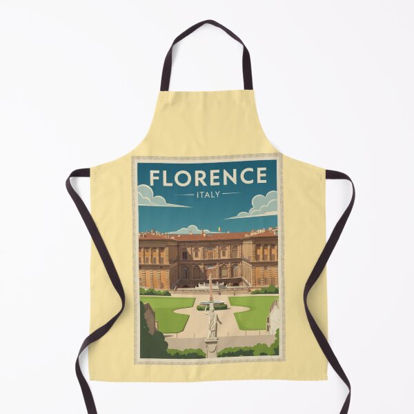 Item preview, Florence Vintage Travel Art - Pitti Palace - Italy designed and sold by Wanderprintt.