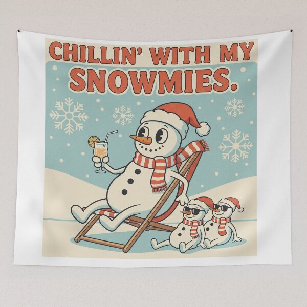 Item preview, Chillin' with My Snowmies designed and sold by jheinart.