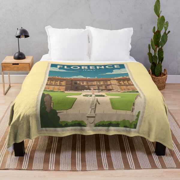 Item preview, Florence Vintage Travel Art - Pitti Palace - Italy designed and sold by Wanderprintt.