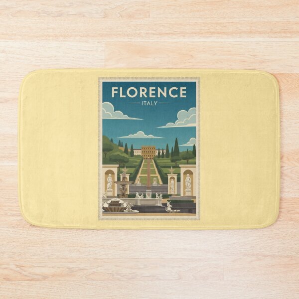 Item preview, Florence Vintage Travel Art - Boboli Garden - Italy designed and sold by Wanderprintt.