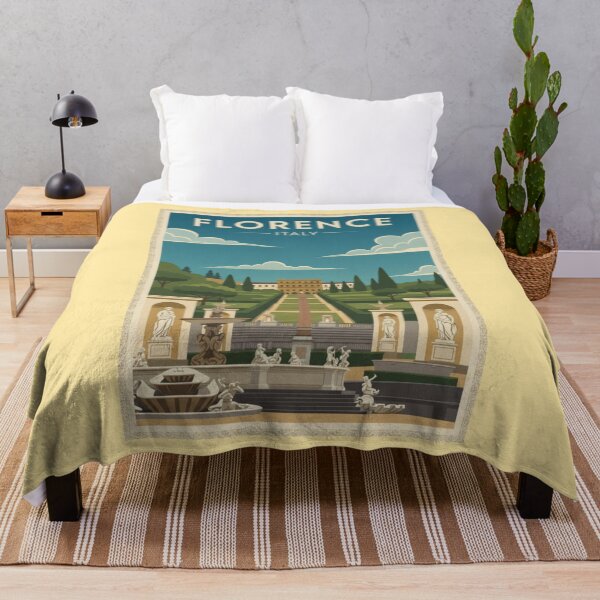 Item preview, Florence Vintage Travel Art - Boboli Garden - Italy designed and sold by Wanderprintt.