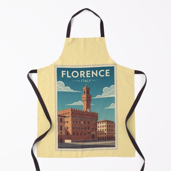 Item preview, Florence Vintage Travel Art - Palazzo Vecchio - Italy designed and sold by Wanderprintt.