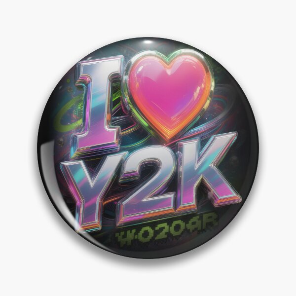 Item preview, i heart Y2k. 2000's Synthwave Design designed and sold by WHITE FLAME PRINTS.