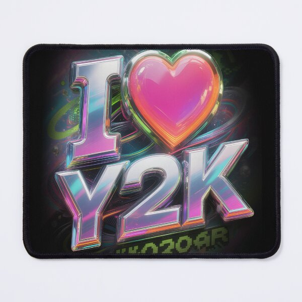 Item preview, i heart Y2k. 2000's Synthwave Design designed and sold by WHITE FLAME PRINTS.