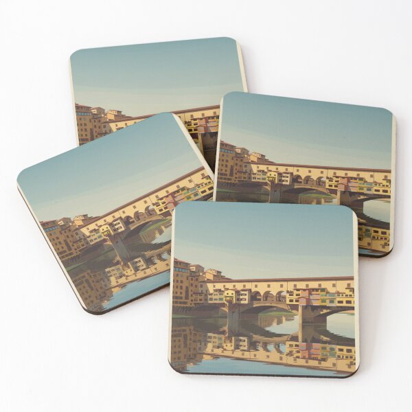 Item preview, Florence Vintage Travel Art - Old Bridge - Italy designed and sold by Wanderprintt.