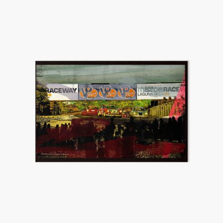 Porsche cars at Rennsport Reunion V Laguna Seca Raceway Art Board Print