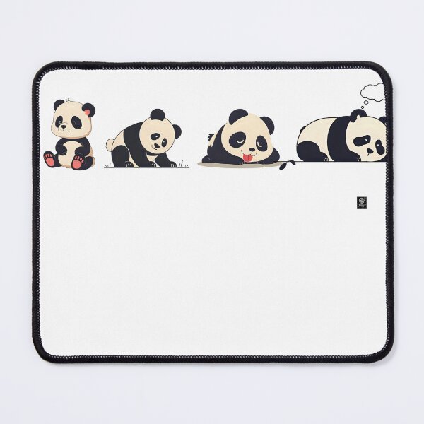 Item preview, Panda in Four Moods – Cute Edition designed and sold by HOUSE OF TIST.