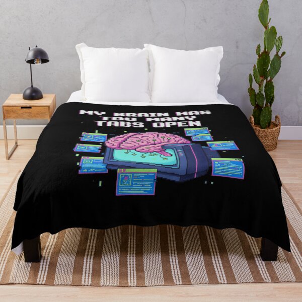 Item preview, My Brain Has Too Many Tabs Open designed and sold by yusufdehbi.