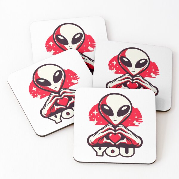 Item preview, Alien - Extraterrestrial "Heart on You" - pop culture in space designed and sold by GalaxiVibes.