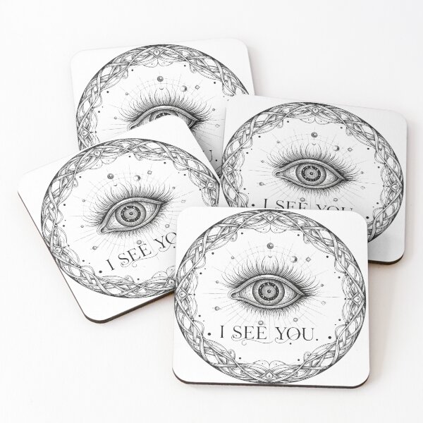 Item preview, I See You - Mystical Third Eye / All-Seeing Eye Occult Art designed and sold by VandalMuse.