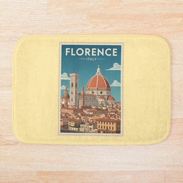 Item preview, Florence Vintage Travel Art - Cathedral of Santa Maria del Fiore - Italy designed and sold by Wanderprintt.