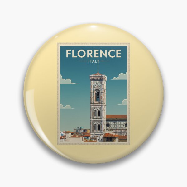 Item preview, Florence Vintage Travel Art - Giotto's Bell Tower - Italy designed and sold by Wanderprintt.