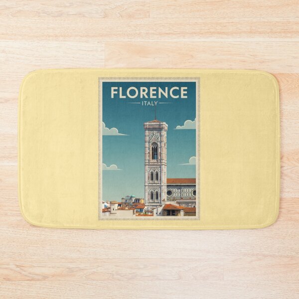 Item preview, Florence Vintage Travel Art - Giotto's Bell Tower - Italy designed and sold by Wanderprintt.