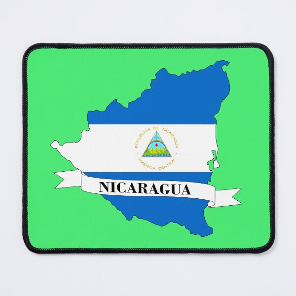 Item preview, Map of the Nicaraguan flag designed and sold by visual adventures.